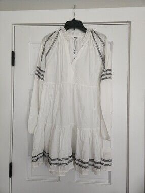 🩷New BB Dakota Steve Madden  White Sun Dress Medium